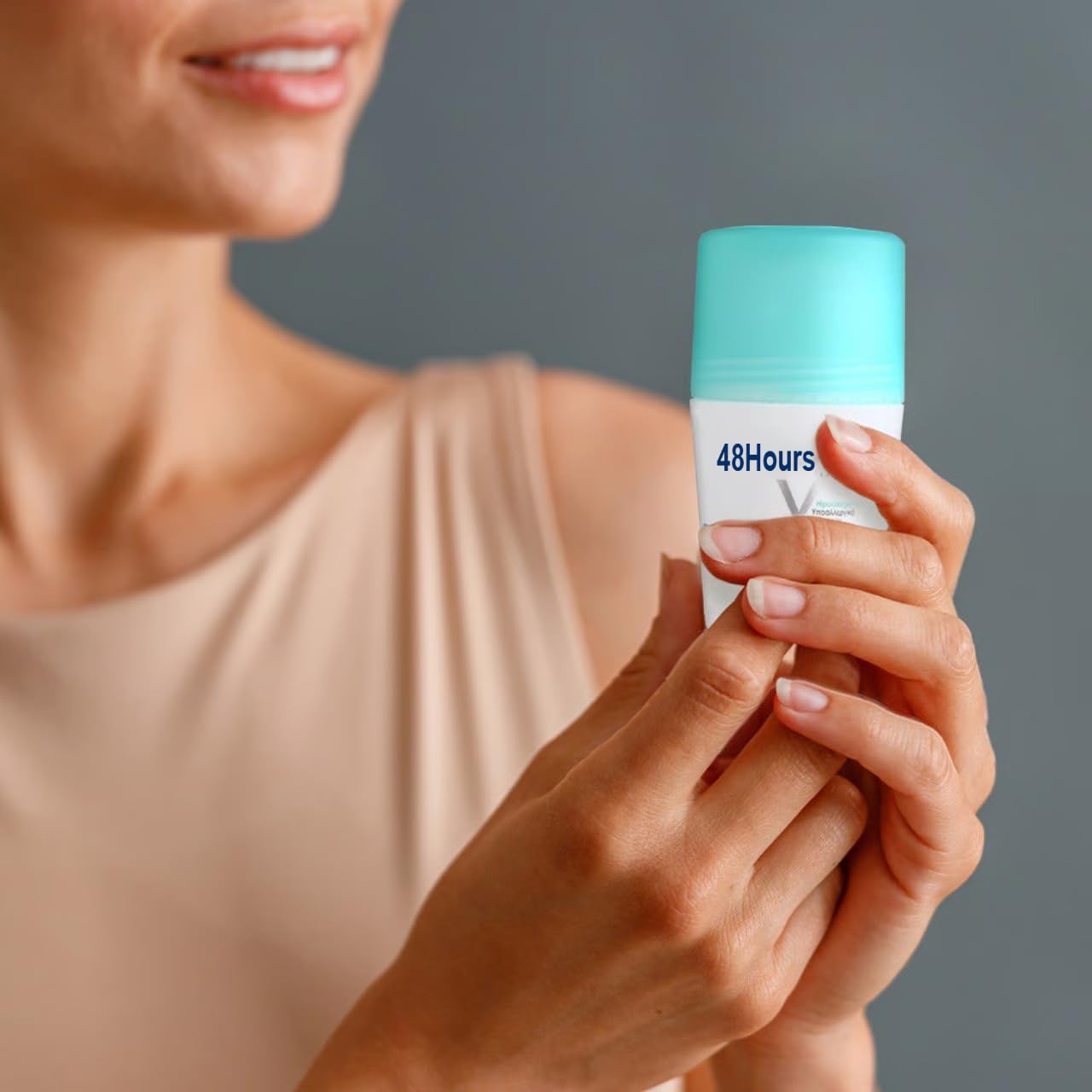 Anti-Transpirant 48H Roll-On Deodorant 4 Sensitive Skin. Anti-White & Yellowish Spots | Without Alcohol | Dry-Touch 50mL Deo