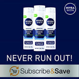 NIVEA MEN Sensitive Shave Gel with Vitamin E, Soothing Chamomile and Witch Hazel Extracts, 3 Pack of 7 Oz Cans