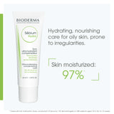 Bioderma Sebium Hydra Facial Moisturizer for Post Treatment Hydration on Acne Prone Skin - 1.33 fl.oz.