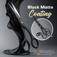 Salem's Elite Hair Cutting Barber Shears Scissors – 6.5 Inch Professional Hair Cutting Scissors for Men, Women, and Children– Premium High Carbon Stainless Steel