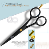 Salem's Elite Hair Cutting Barber Shears Scissors – 6.5 Inch Professional Hair Cutting Scissors for Men, Women, and Children– Premium High Carbon Stainless Steel