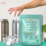 Salem’s Elite 12 Effervescent Water Bottle Cleaning Tablets | Tumbler Cleaning Tablets | Deodorizes & Removes Stains on Stainless Steel, Tumblers, Baby & Sports bottles
