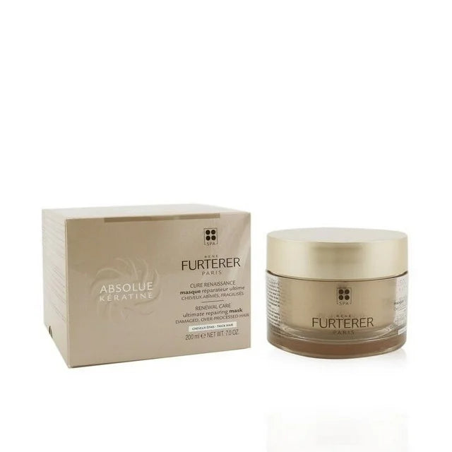 Rene Furterer Absolue Keratine Renewal Care Ultimate Repairing Mask 200ml 7oz Thick Hair