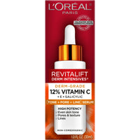 L'Oreal Paris Revitalift 12 Percent Vitamin C, and E, and Salicylic Serum, 1.01 fl oz