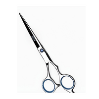 Salem's Elite Hair Cutting Barber Shears Scissors – 6.5 Inch Professional Hair Cutting Scissors for Men, Women, and Children– Premium High Carbon Stainless Steel with Black Leather Pouch