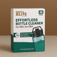 Salem's Elite Water Bottle Cleaning Tablets- Clean Stainless Steel, Tumblers, Thermos, Reusable Water Bottles, Baby Bottles and Sports Bottle 48 Effervescent Cleaner Tablets