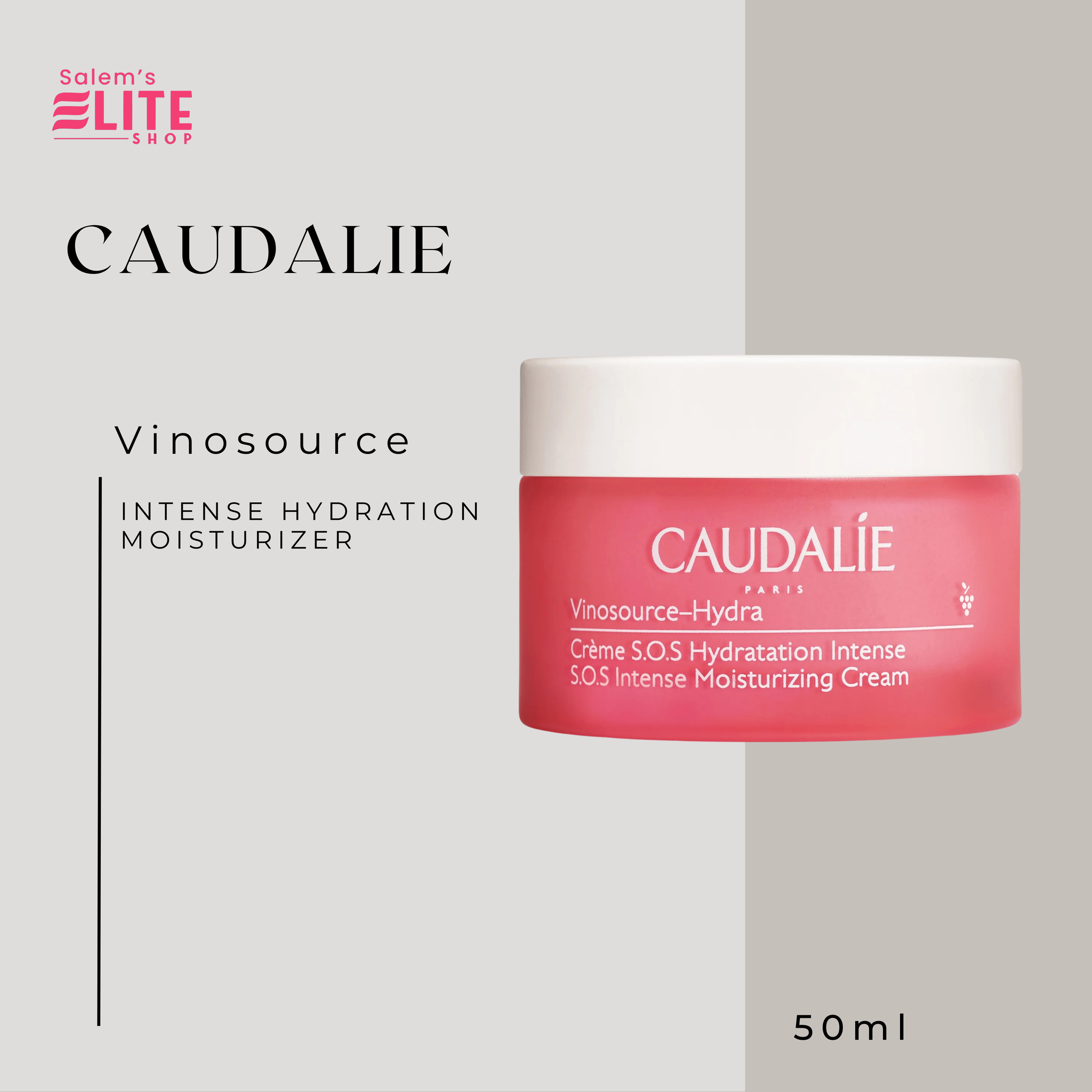 Caudalie VinoHydra Deep Hydration Moisturizer 1.6 oz / 50 ml