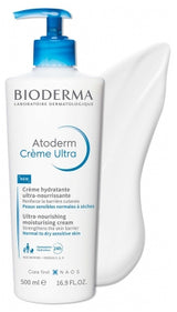 Bioderma Atoderm Creme Ultra-Nourishing - Moisturizer For Normal To Sensitive Dry Skin, 500ml