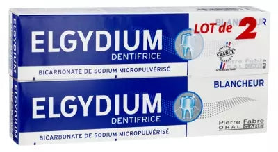 Elgydium Whitening Toothpaste with Bicarbonate Lot De 2x75 Ml